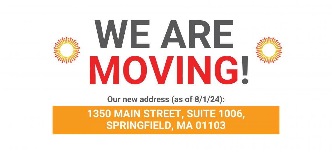 A sign that says we are moving in springfield ma