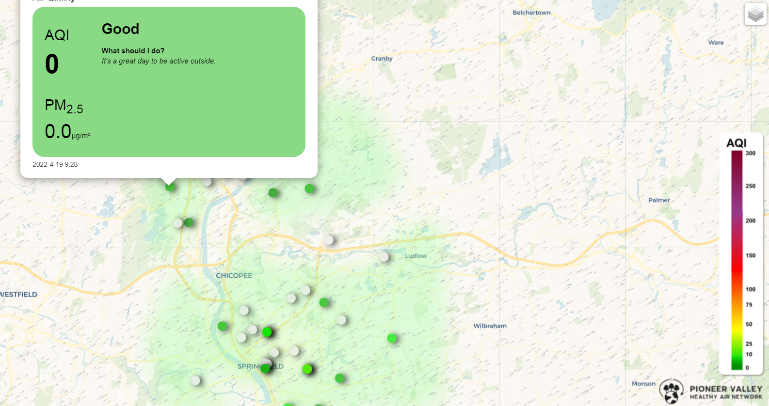 Sarita Hudson spoke with Paul Tuthill from WAMC Northeast Public Radio about the Pioneer Valley Healthy Air Project's new interactive air-quality website, pvhealthyair.org. 
Listen now!