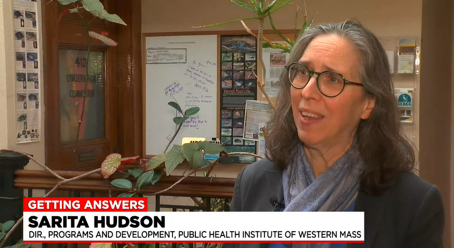 Sarita Hudson speaks about poor air quality with Western Mass News