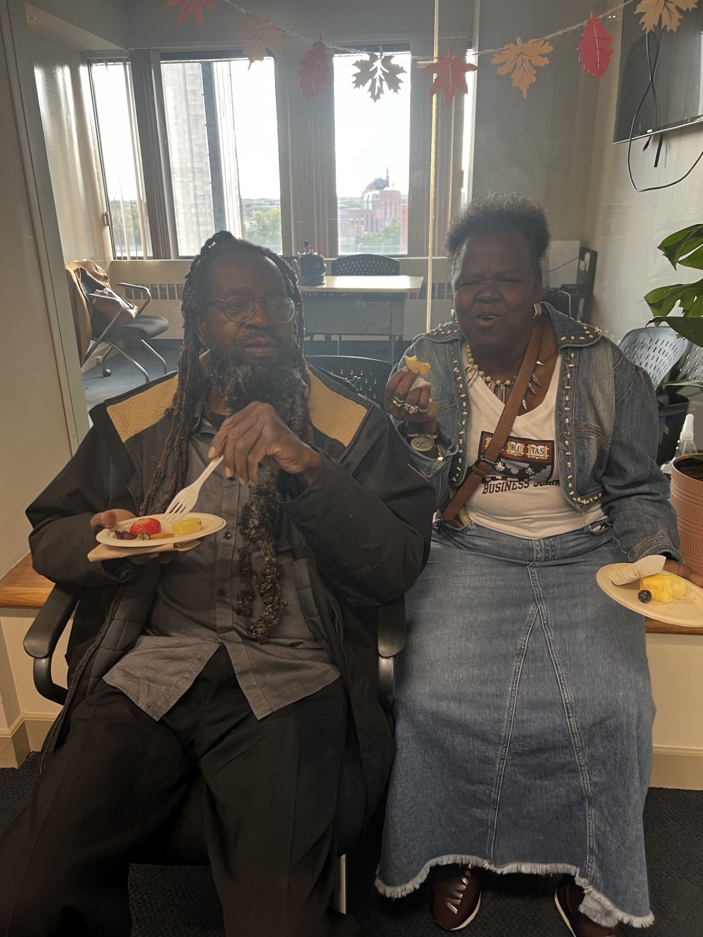 smiling faces at open house