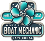 boat mechanic cape coral logo