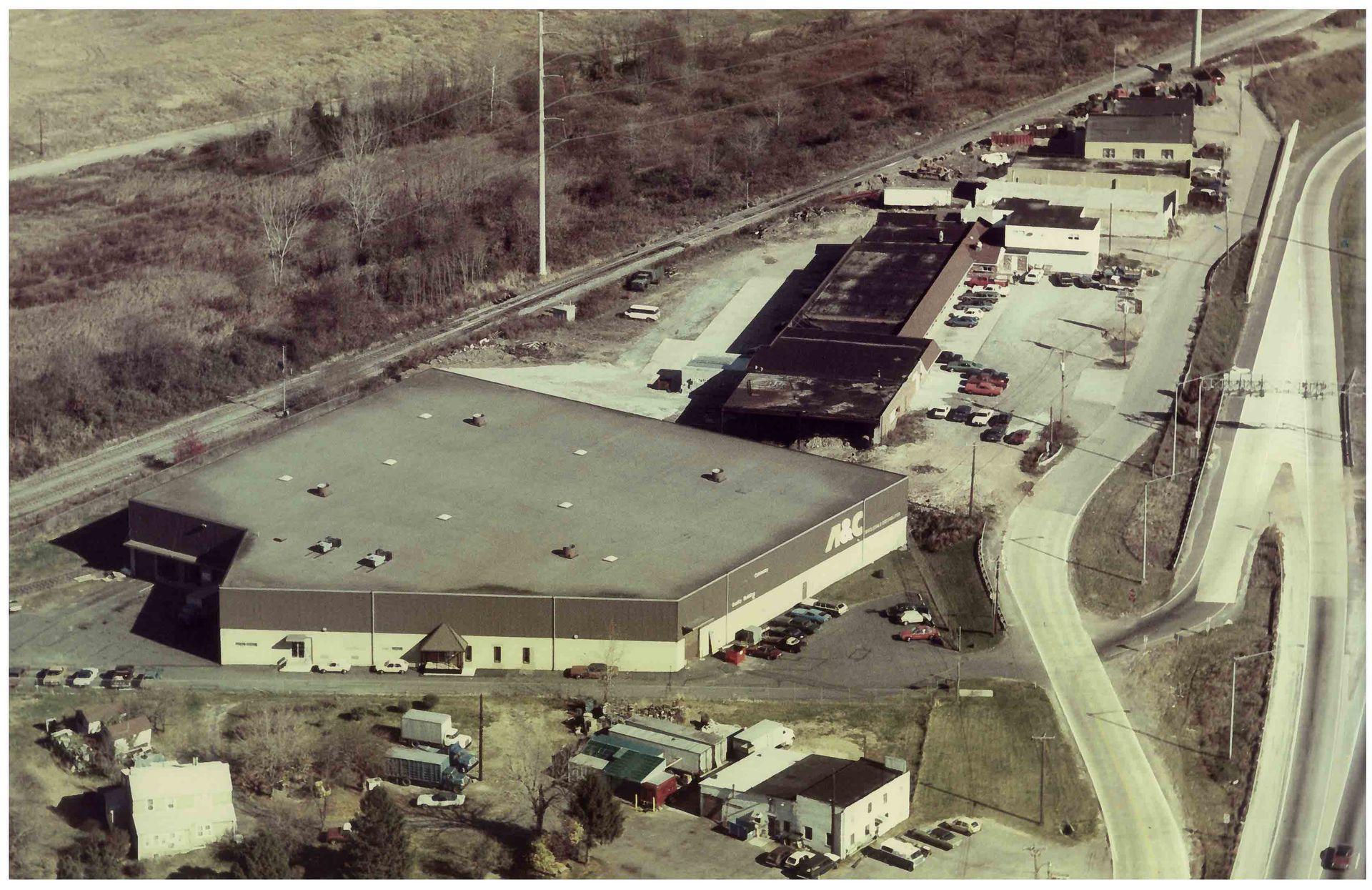 Aerial View Of A Large Building — Chester, PA — A & C Kitchens & Baths