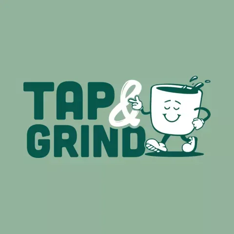 Tap & Grind Logo — Chefs2Go in Woodwark, QLD
