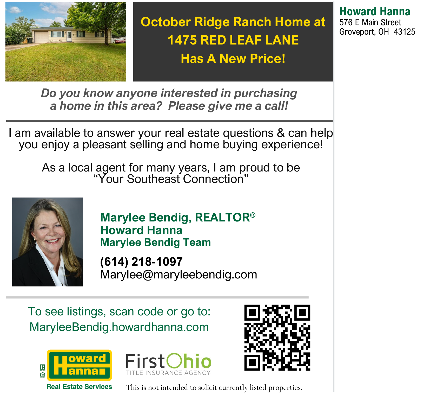 October ridge ranch home at 1475 red leaf lane has a new price