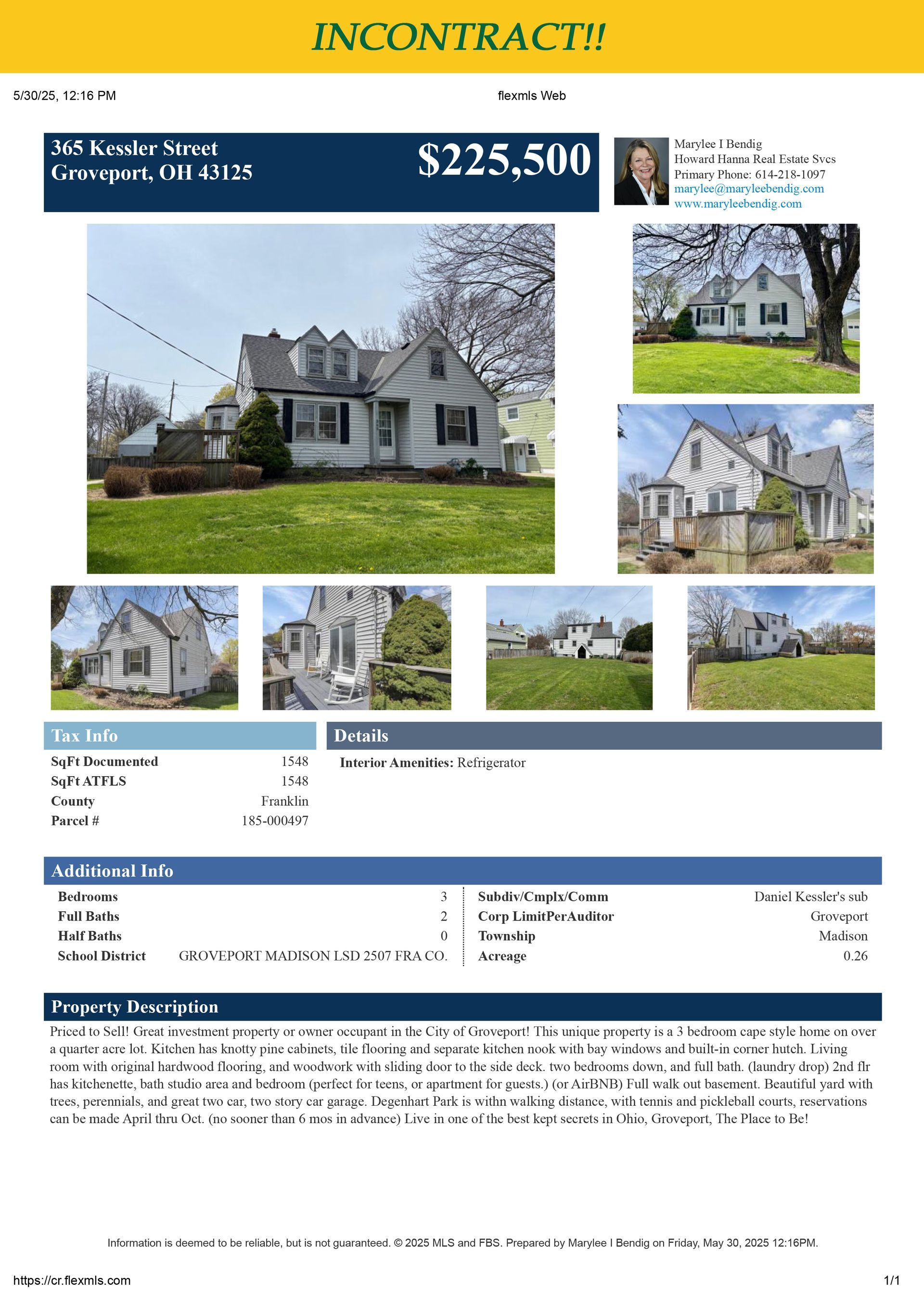 365 Kessler Street - Groveport, OH - Marylee Bendig