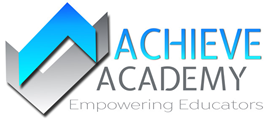 A logo for achieve academy empowering educators