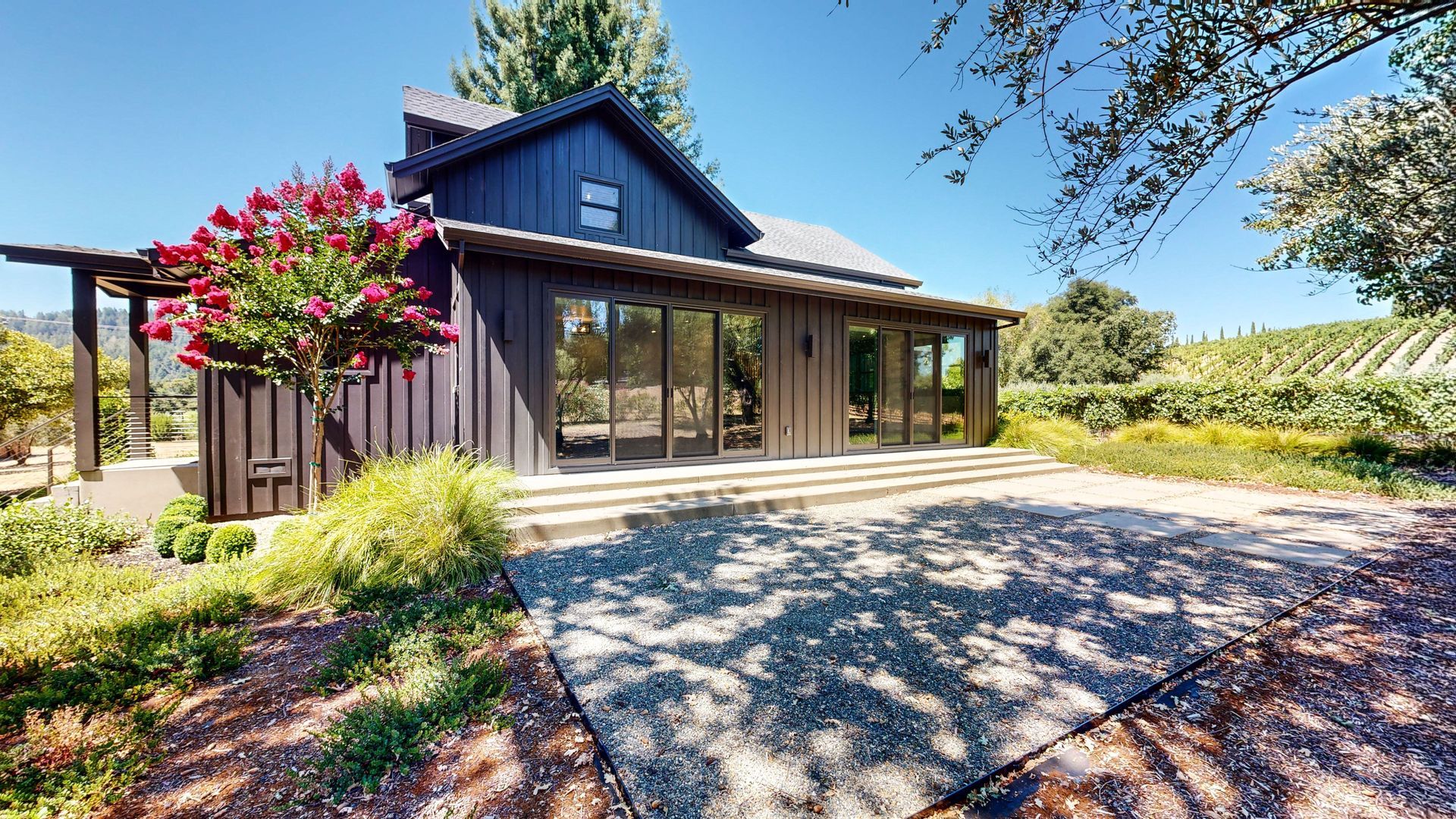 bottled wine on table