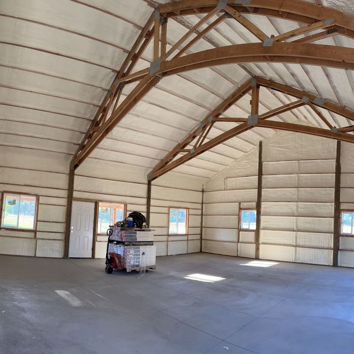 Our companies favorite spray foam insulation picture