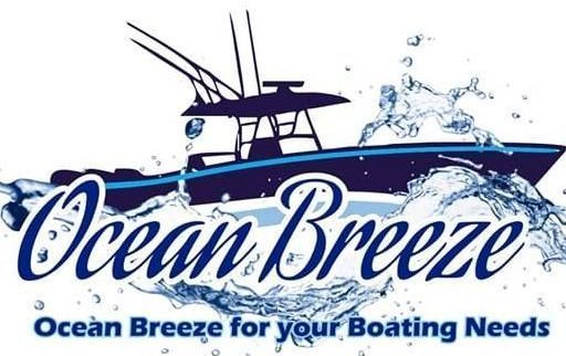 A logo for ocean breeze for your boating needs