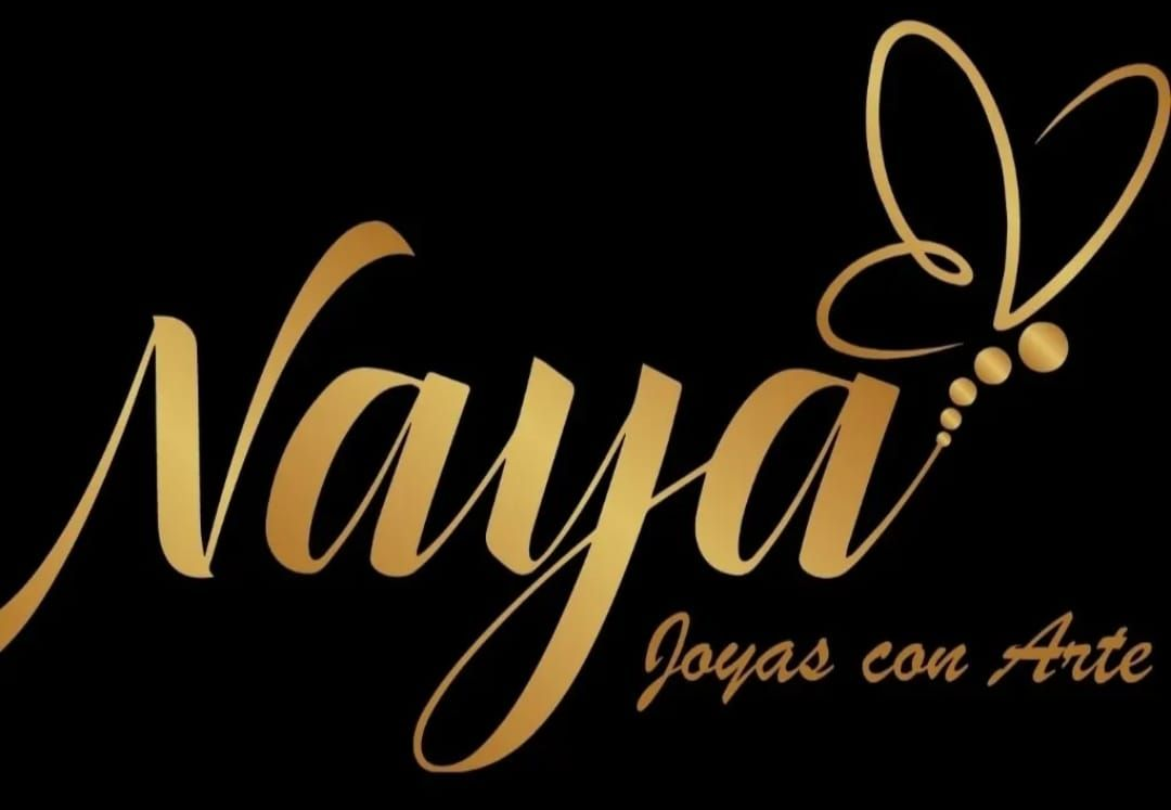 Logotipo dorado Naya