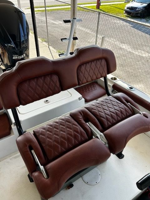 Boat Seats After Upholstery - Melbourne, FL - A & E Auto and Boat Upholstery