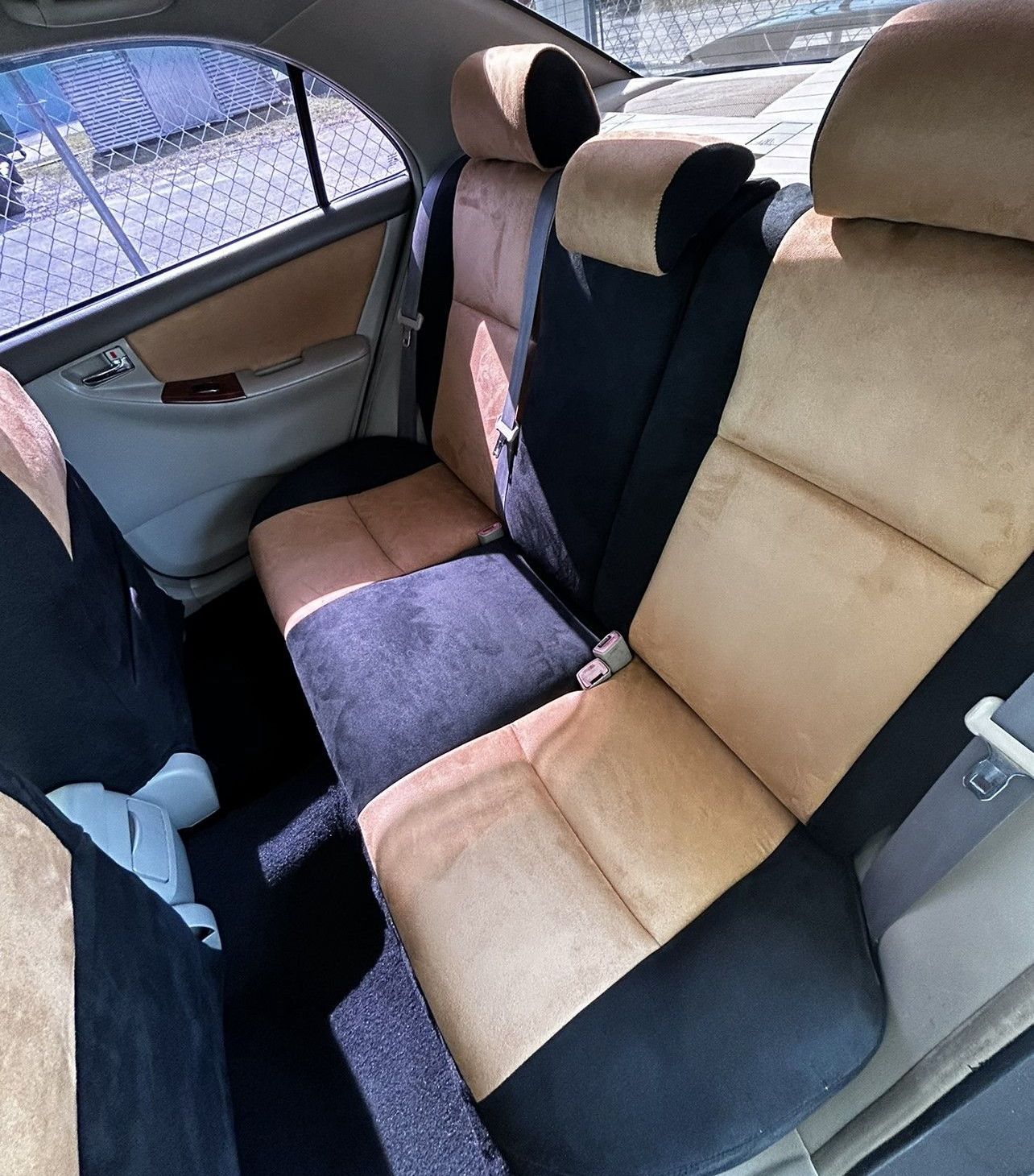 Back Tan Seats After - Melbourne, FL -A & E Auto and Boat Upholstery