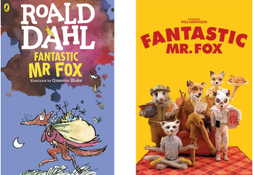 Two books by roald dahl fantastic mr. fox and fantastic mr. fox