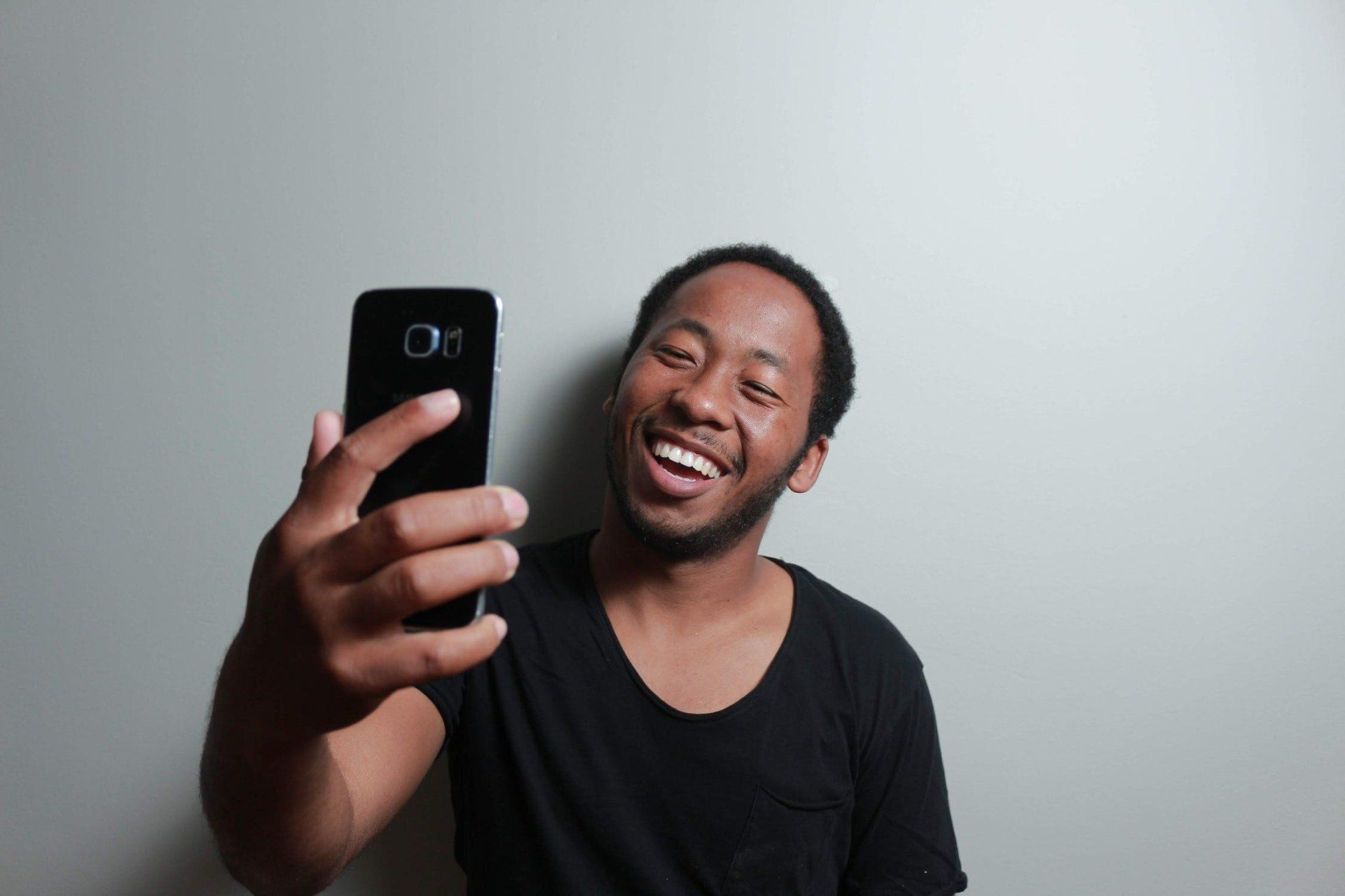 Man Selfie Filming