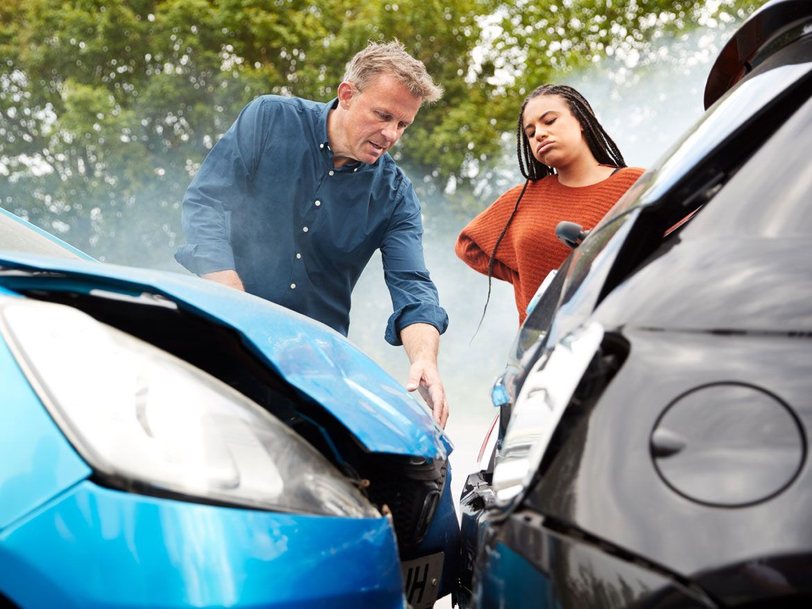 An image of an auto accident with an Accident Lawyer in Wilmington