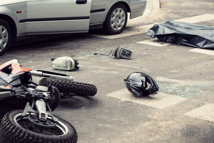 image of motorcycle accident