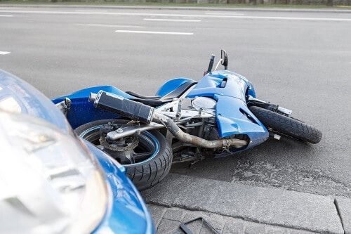 image of motorcycle accident