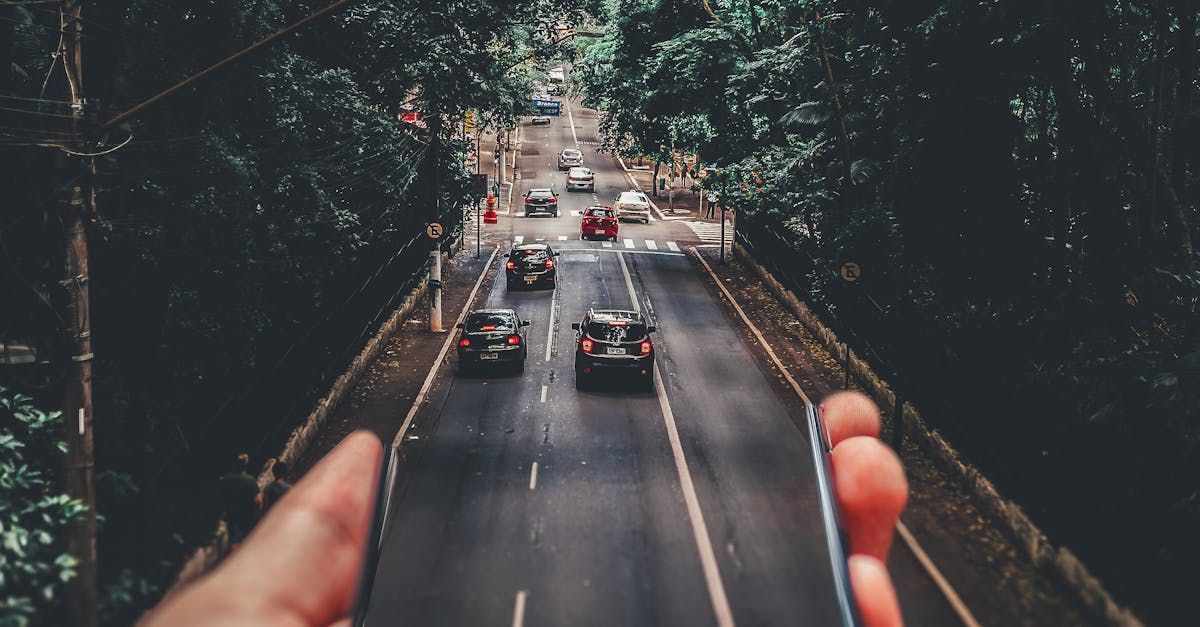 image of cars on the road