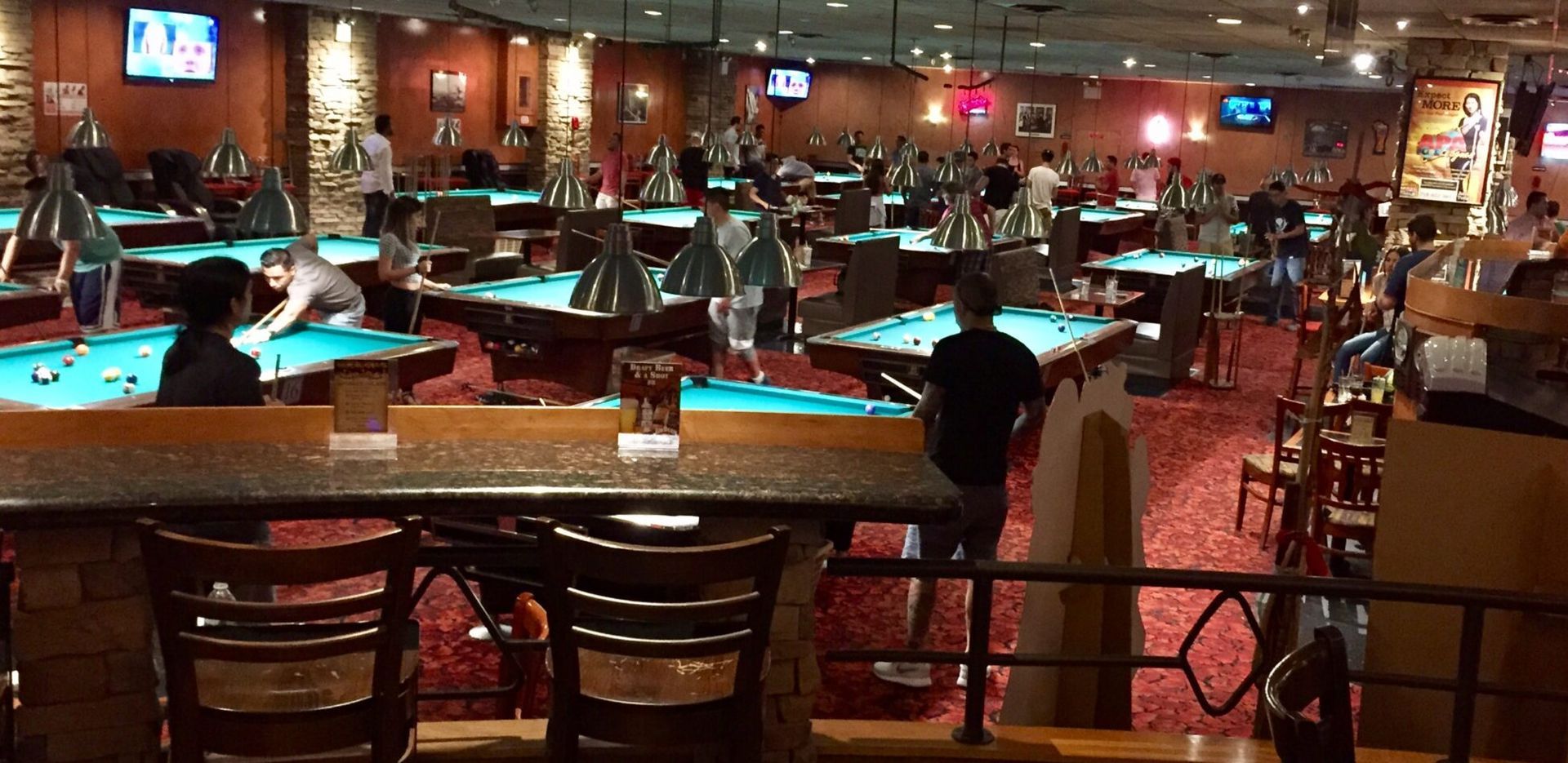 pool halls Jackson heights queens near corona woodside nyc