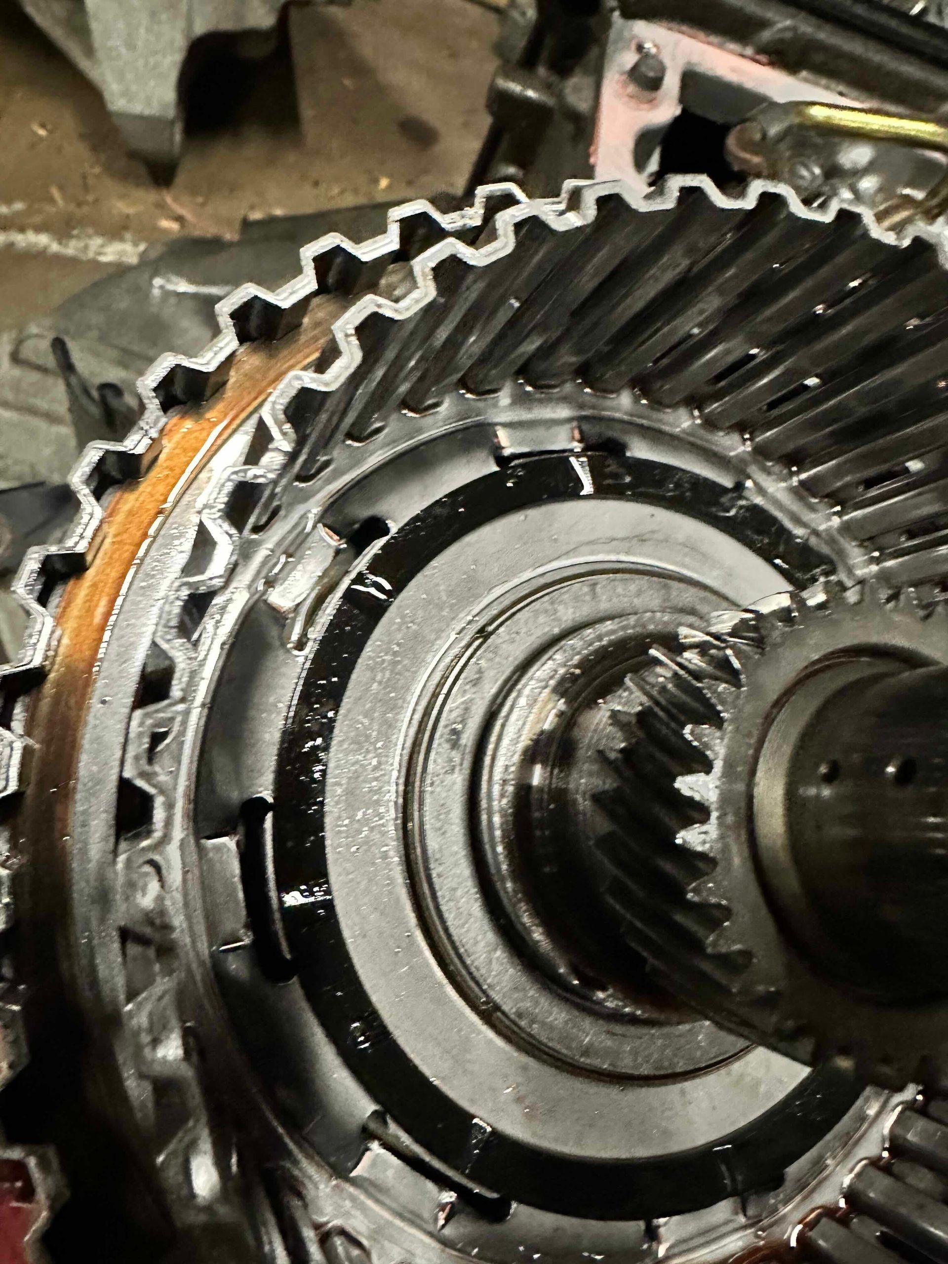 Close-Up View Of Transmission Gear Assembly | Premier Auto LLC