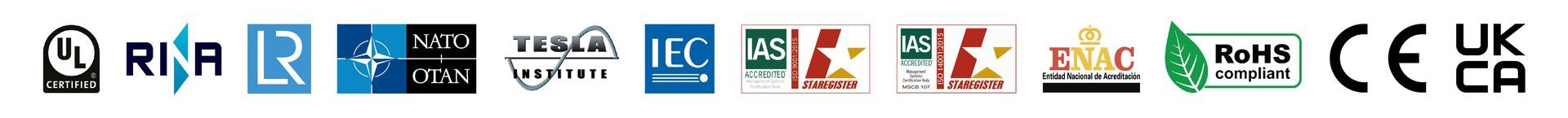 CMCE certification logos