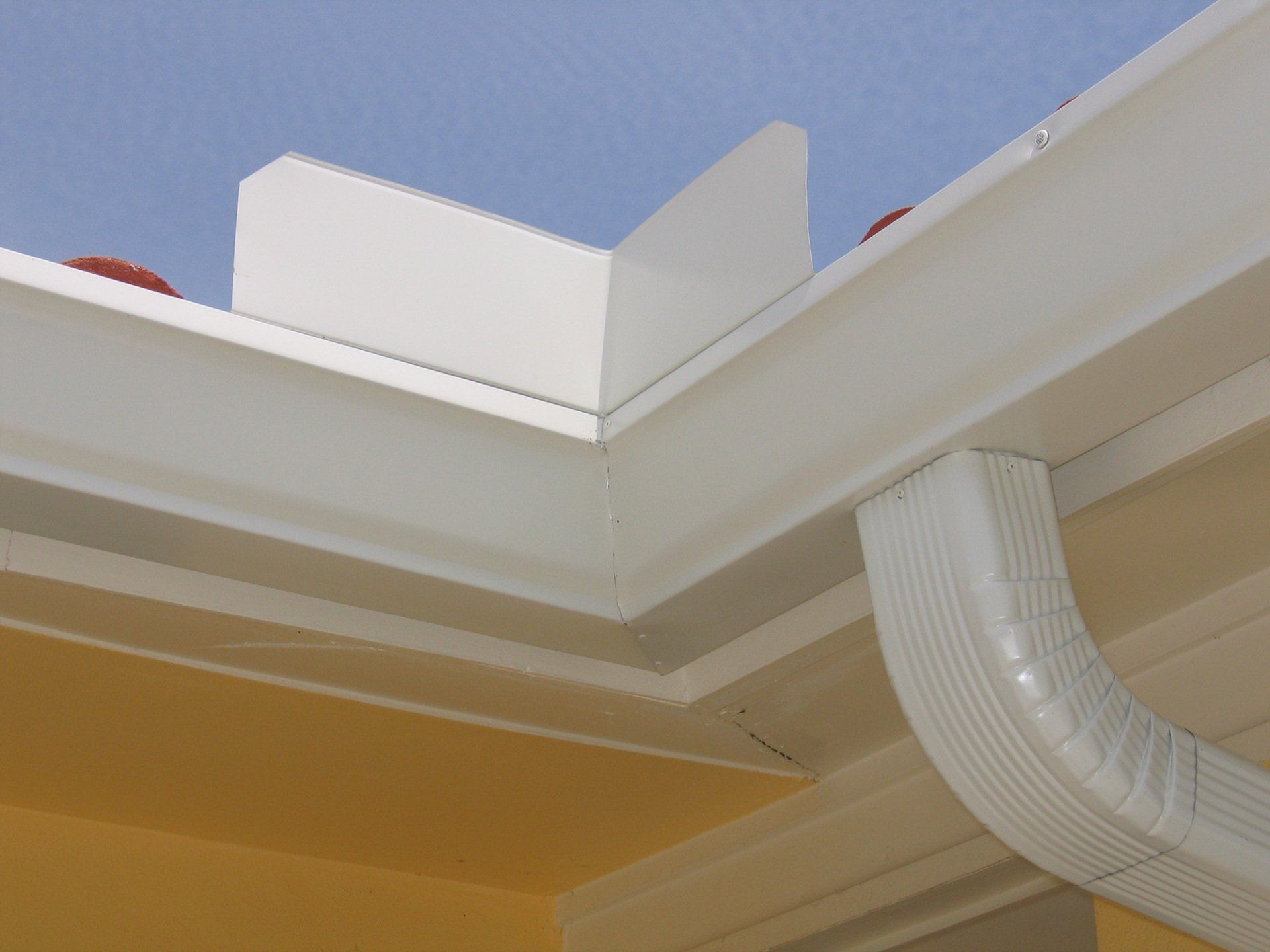 Safety Colored Gutters and Edges — Palm Harbor, FL — Sure Fit Gutters