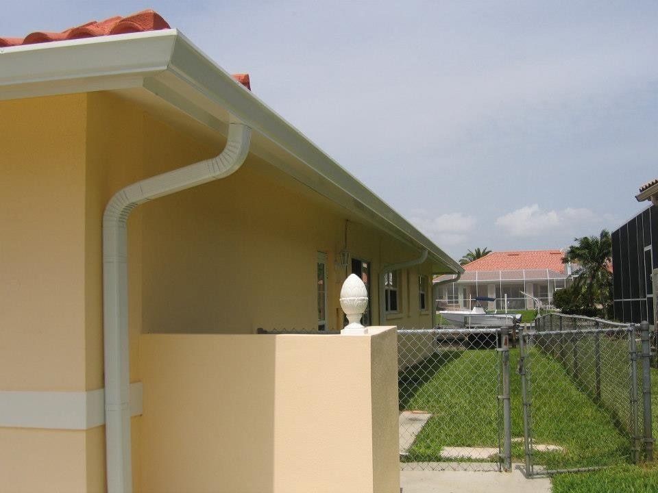 Colored Downspout — Palm Harbor, FL — Sure Fit Gutters