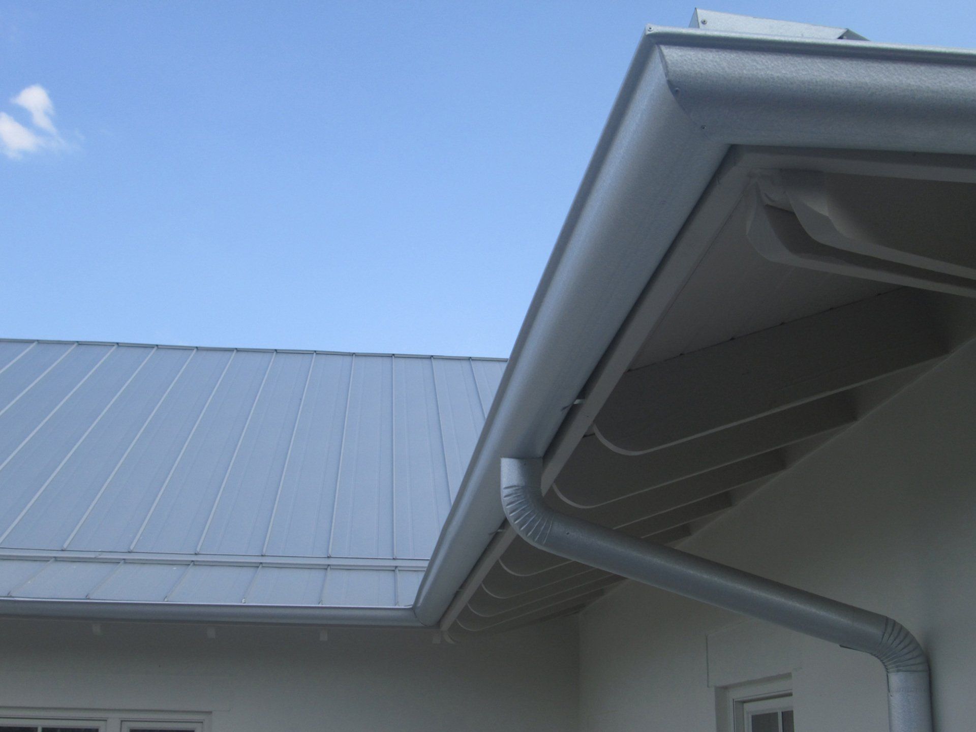 Dark Gray Downspout Safety Edge — Palm Harbor, FL — Sure Fit Gutters