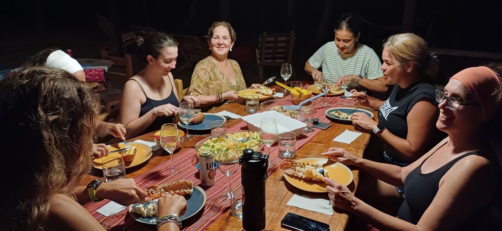 delicious food at camaroncito ecoresort and beach in panama