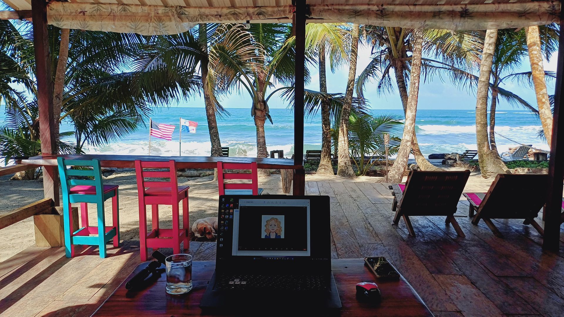 work remotely at camaroncito ecoresort and beach in panama