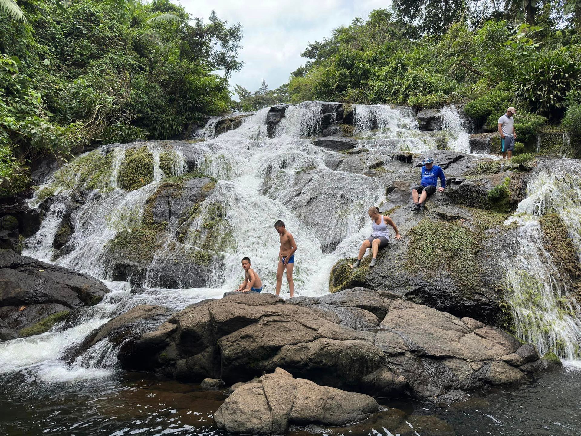 waterfall hike and river tour