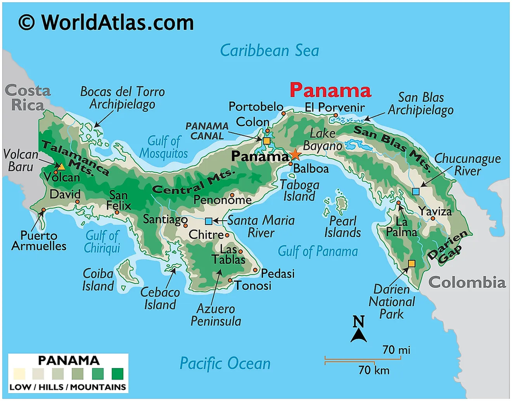 panama map