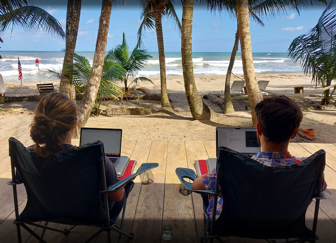 work remotely at camaroncito ecoresort and beach in panama