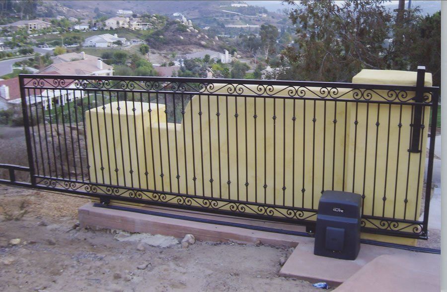 Aluminum Driveway Gate — Ste. K Santee, CA — Sam's Fencing Inc.
