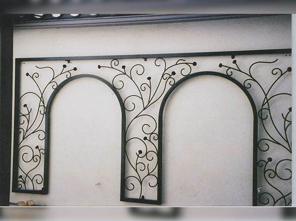 Custom Swirl Design Of An Iron Fence — Ste. K Santee, CA — Sam's Fencing Inc.