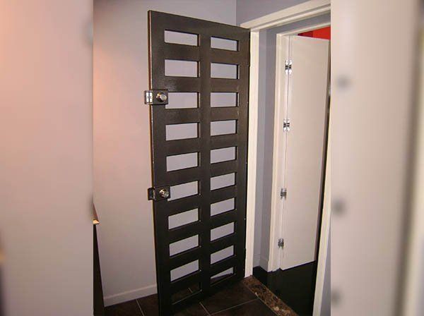 Single Swing Door — Ste. K Santee, CA — Sam's Fencing Inc.