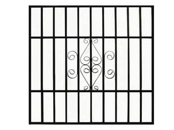 Simple Iron Wrought Fence — Ste. K Santee, CA — Sam's Fencing Inc.