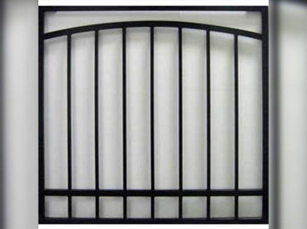 Simple Dome Shaped Entry Gate — Ste. K Santee, CA — Sam's Fencing Inc.