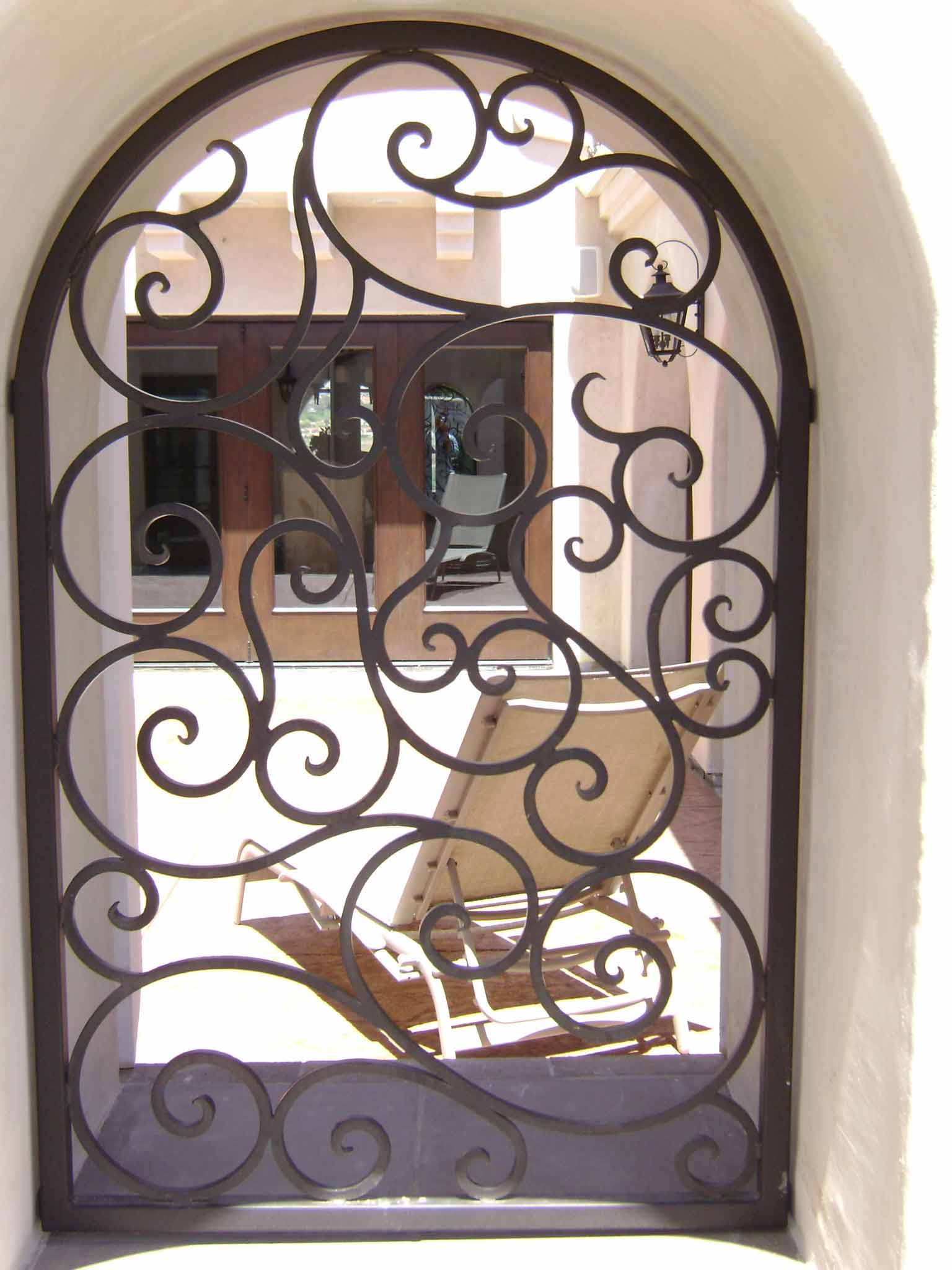 Beautiful Design Of An Iron Fence — Ste. K Santee, CA — Sam's Fencing Inc.