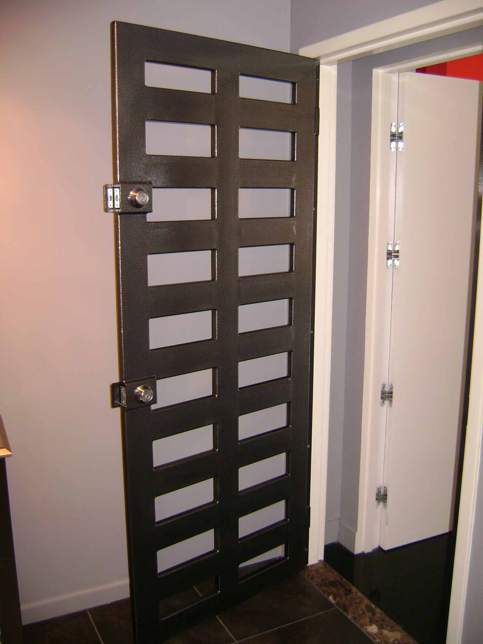 Single Swing Door — Ste. K Santee, CA — Sam's Fencing Inc.