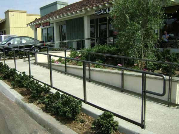 The Handrail of Store — Ste. K Santee, CA — Sam's Fencing Inc.