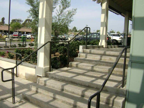 Installed Handrail — Ste. K Santee, CA — Sam's Fencing Inc.