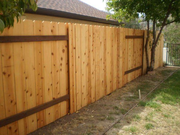 Wood Fence — Ste. K Santee, CA — Sam's Fencing Inc.
