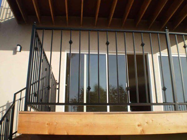 Simple Handrail — Ste. K Santee, CA — Sam's Fencing Inc.