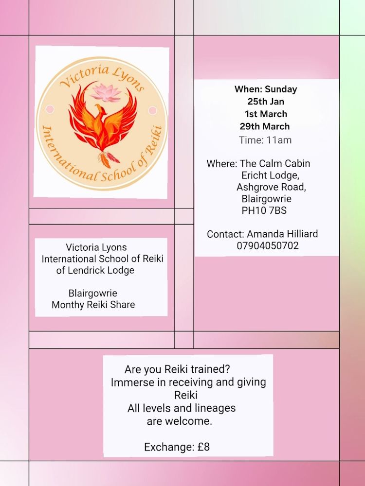 Amanda Reiki Share Dates Poster