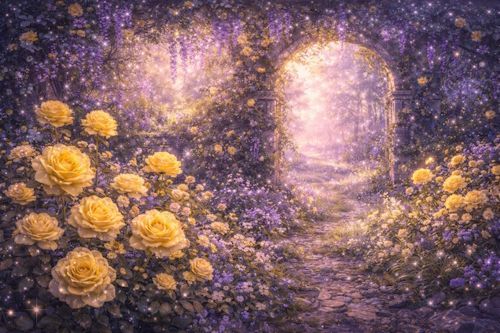 Secret Garden Yellow Roses