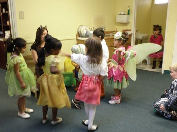 Children Wearing Fairy Outfits — Riverside, CA — Cottonwood Montessori