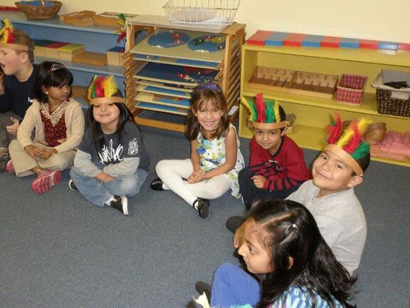 Little Kids Enjoys Thanksgiving Celebration — Riverside, CA — Cottonwood Montessori
