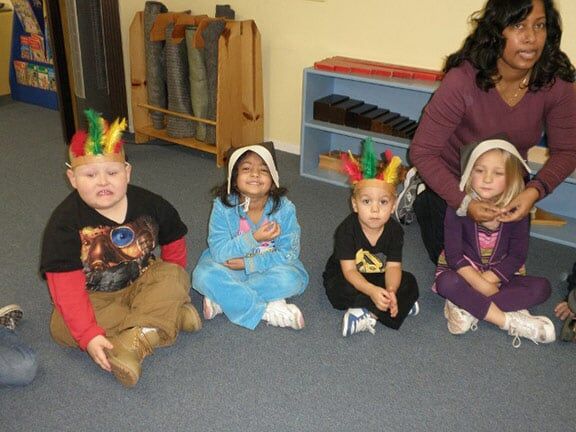 Children in Thanksgiving Costume — Riverside, CA — Cottonwood Montessori