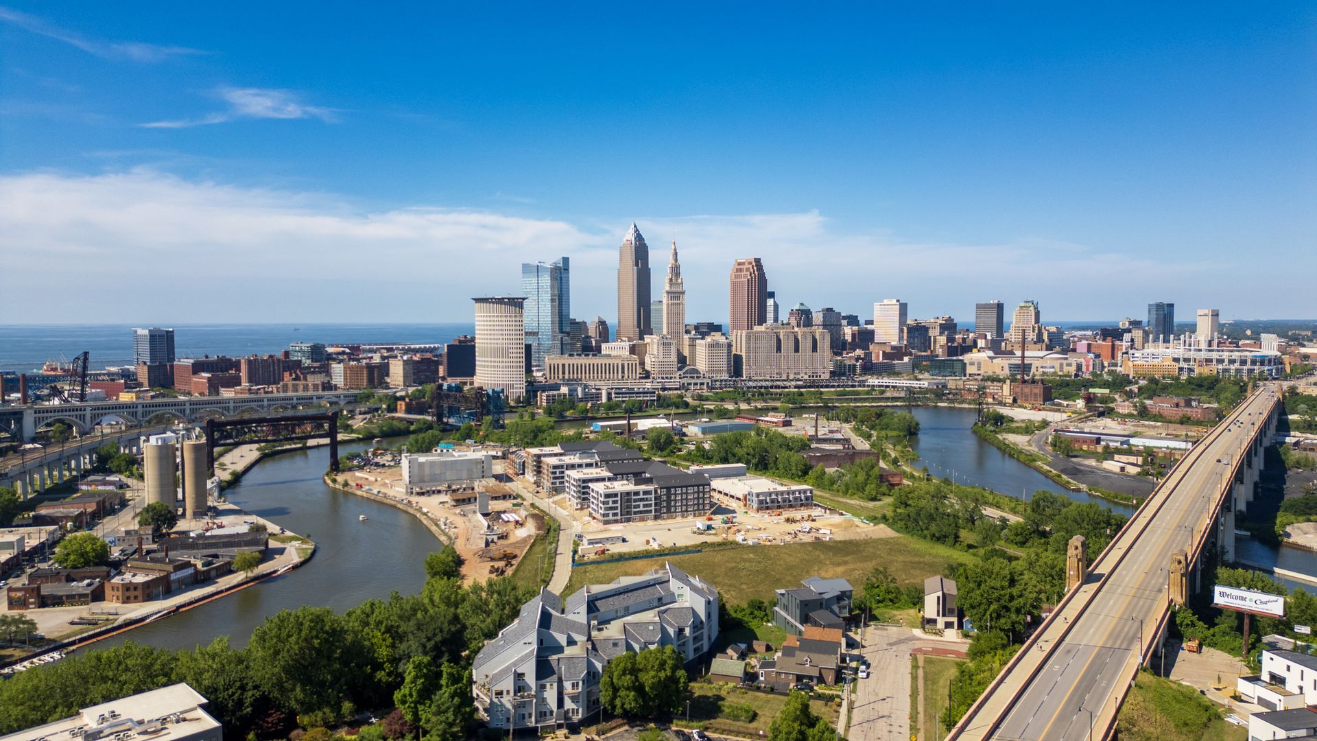 Downtown Cleveland Skyline